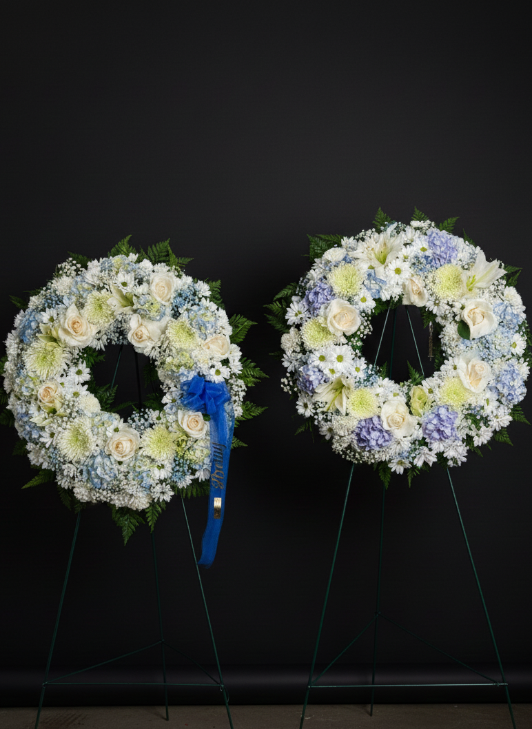 SIDE BY SIDE WREATH