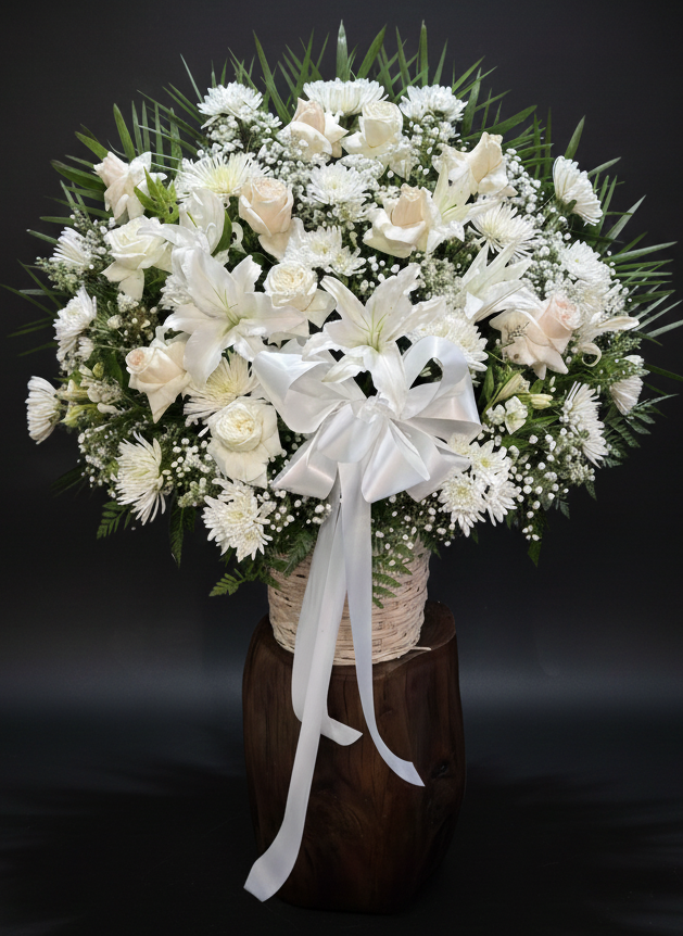 Premium white basket