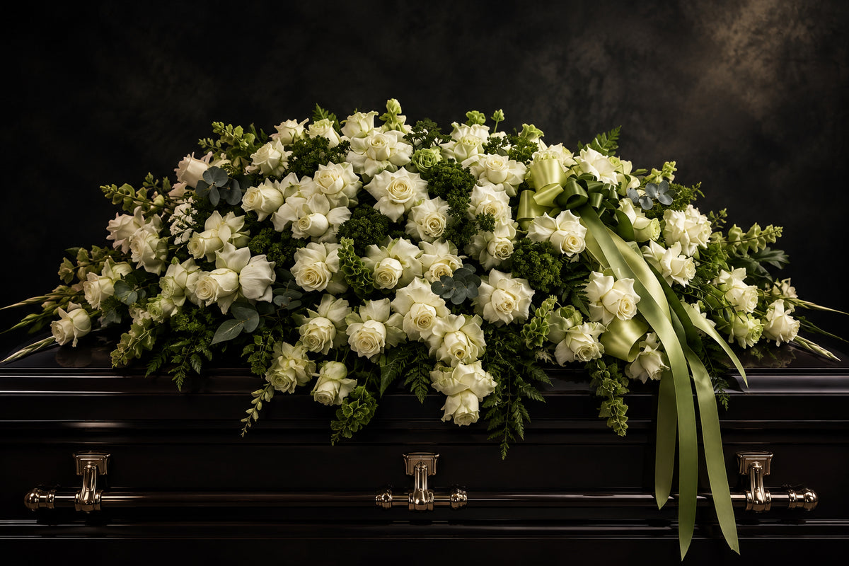 Natural Casket cover
